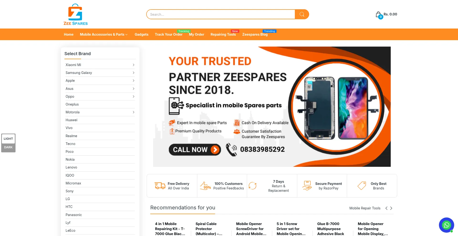 Zeespares.in