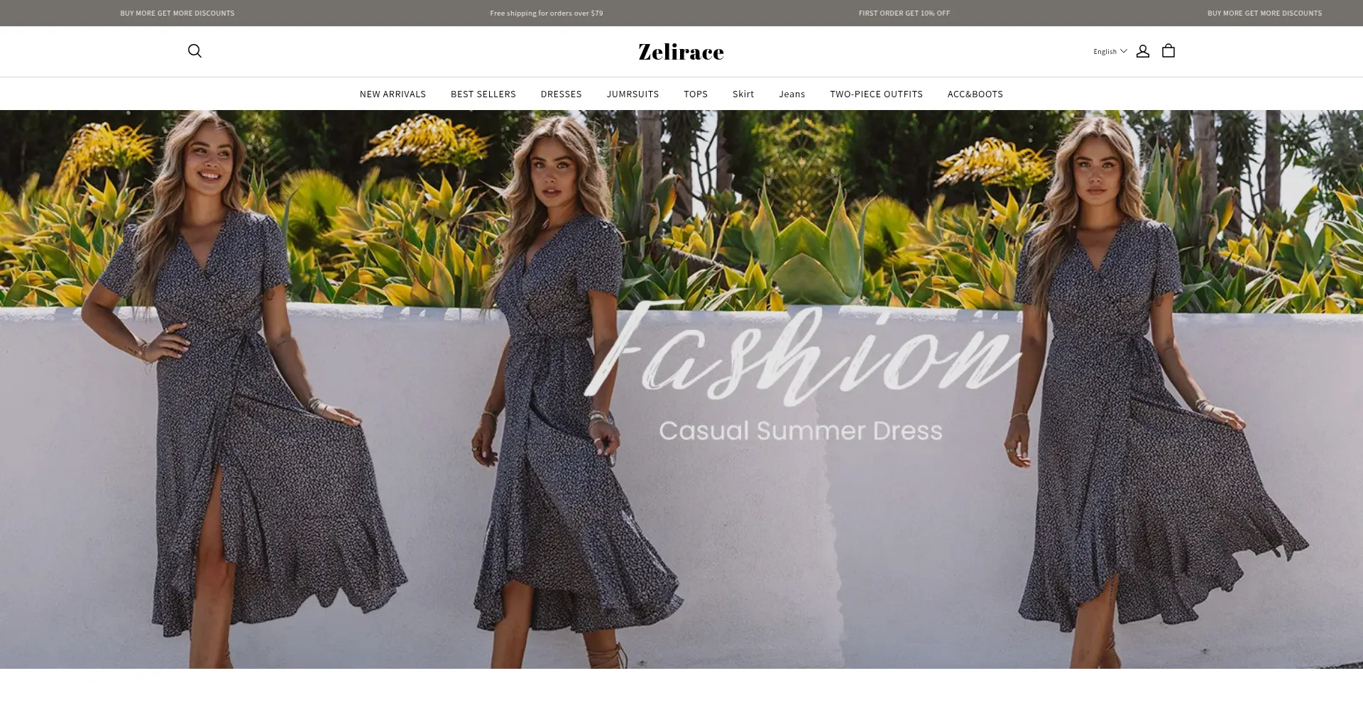 Website screenshot of Zelirace.com