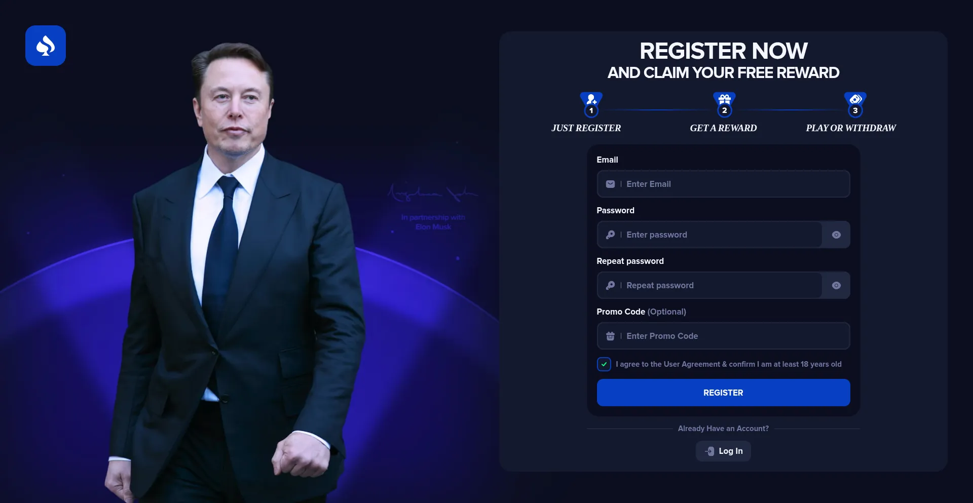 Website screenshot of Zenoslot.com