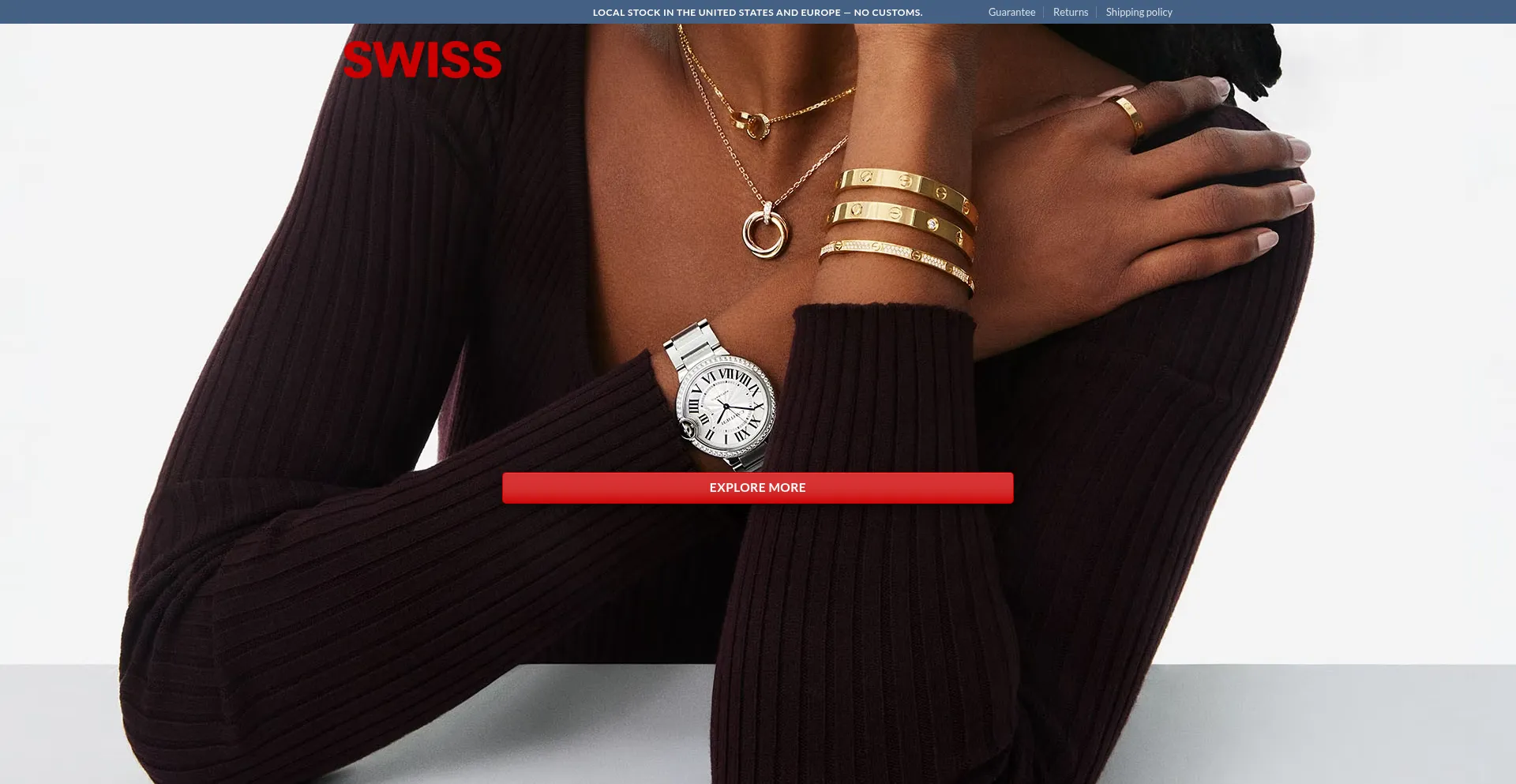 Website screenshot of Zettaclone.watch