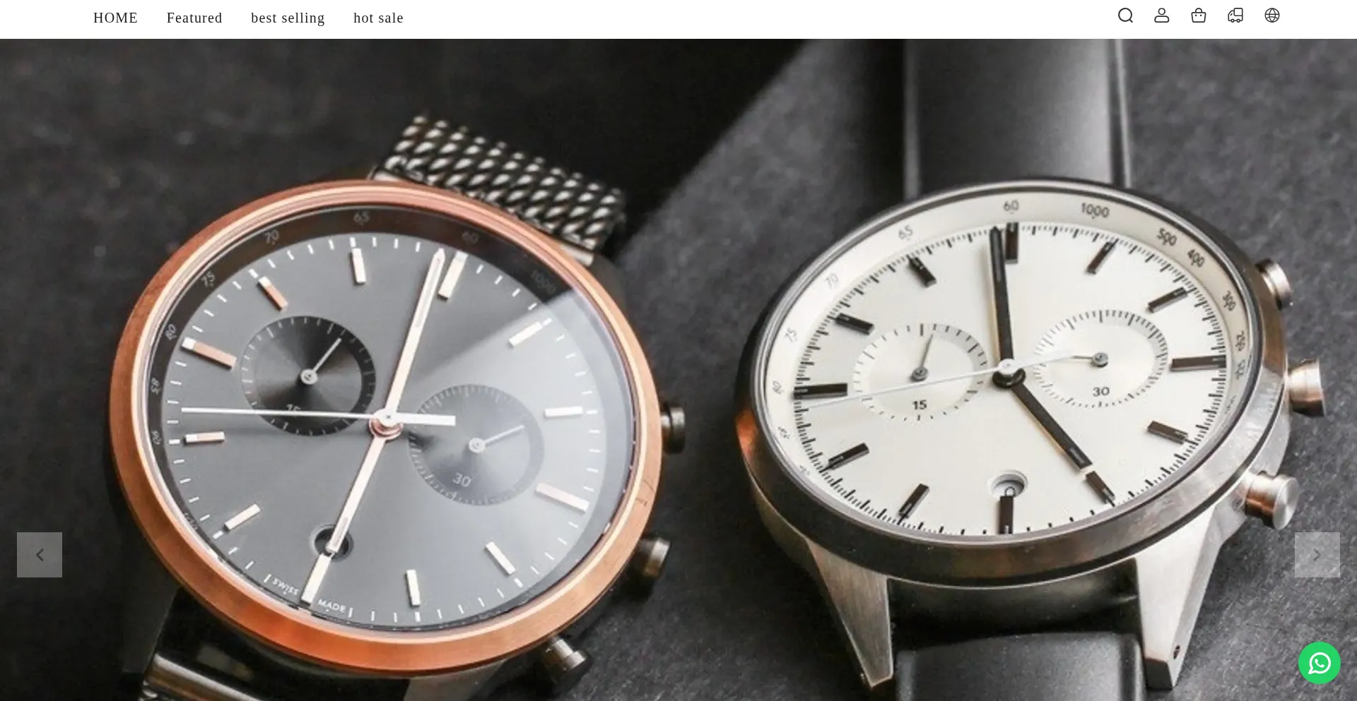 Website screenshot of Zfwatchfactory.com