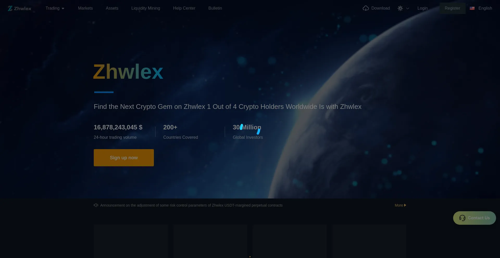 Website screenshot of Zhwlex.com