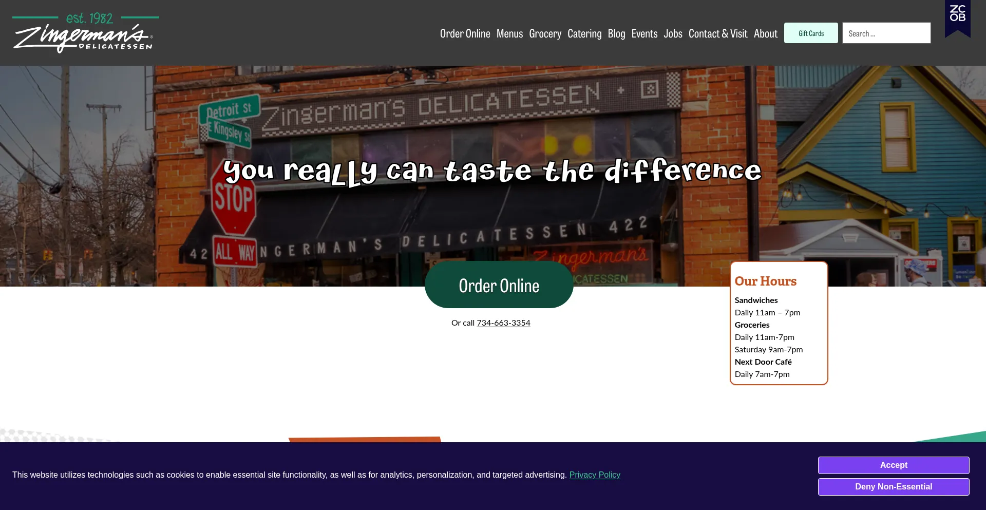 Zingermansdeli.com