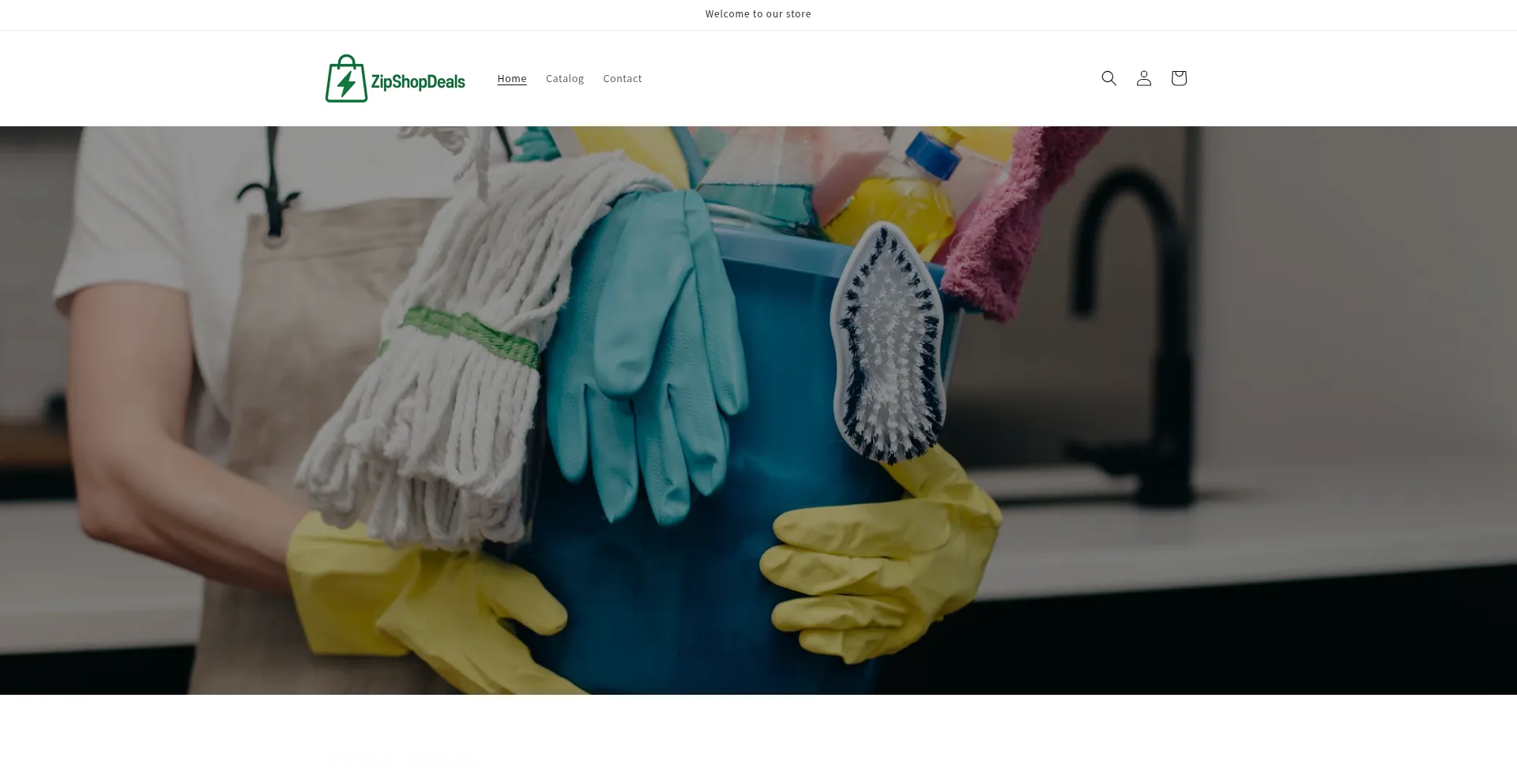 Website screenshot of Zipshopdeals.com