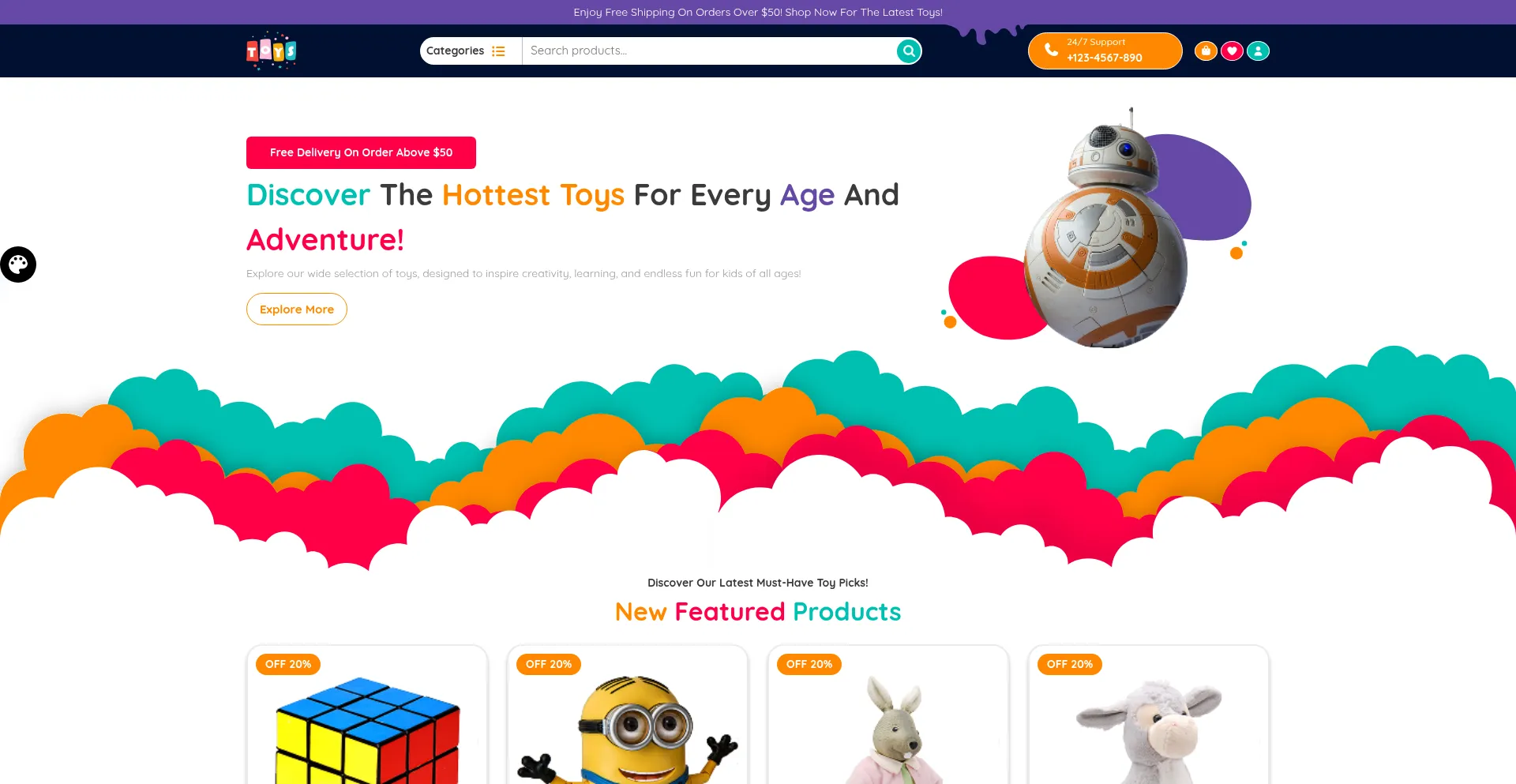 Website screenshot of Zizitoys.in