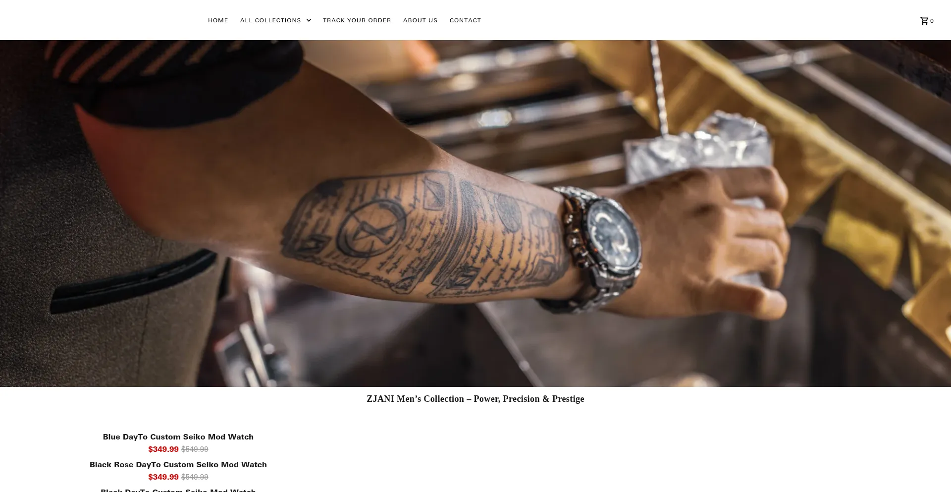 Website screenshot of Zjani-mods.com