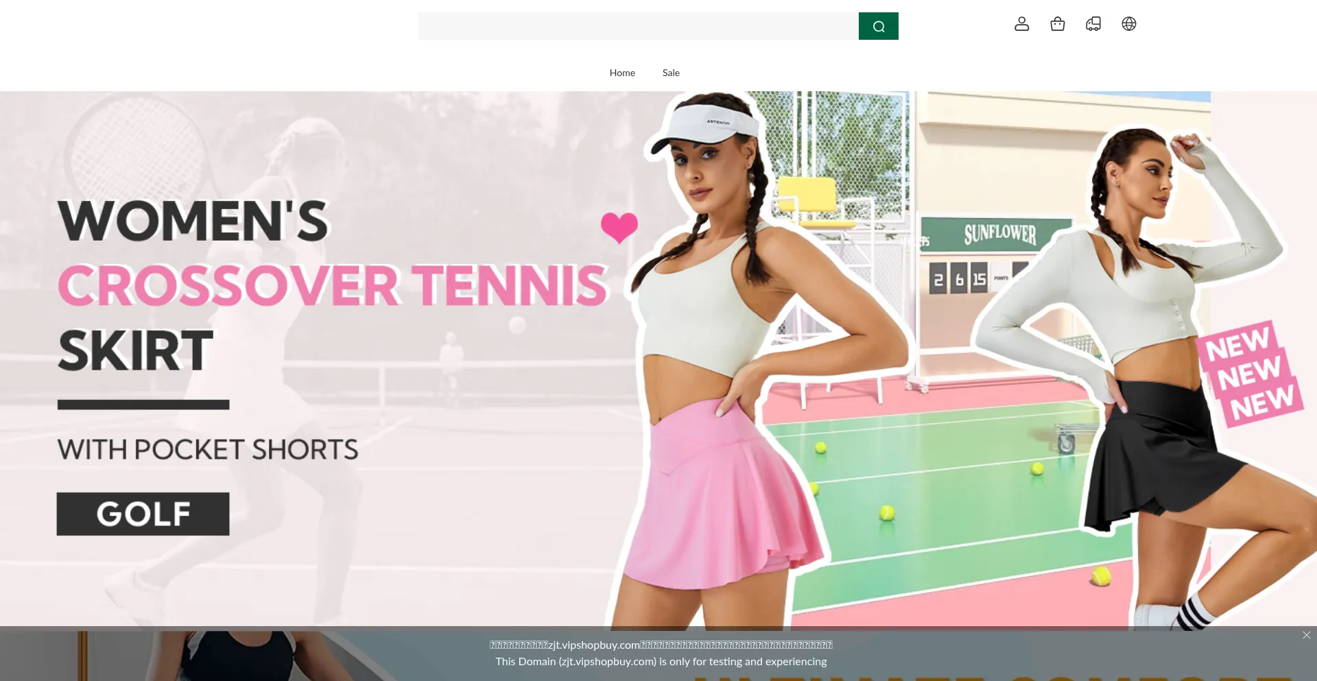 Website screenshot of Zjt.vipshopbuy.com