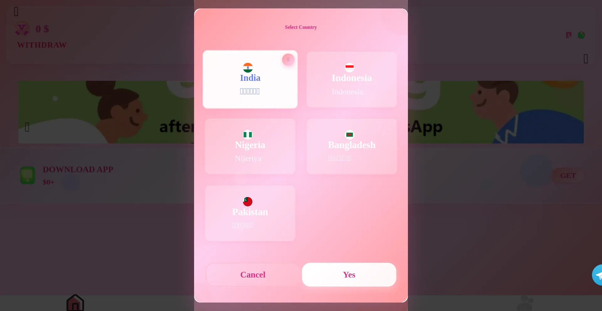 Website screenshot of Znnns.vip