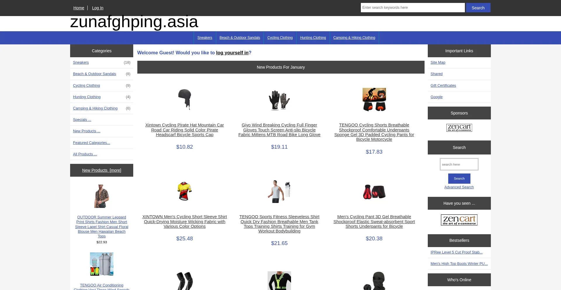 Zunafghping.asia