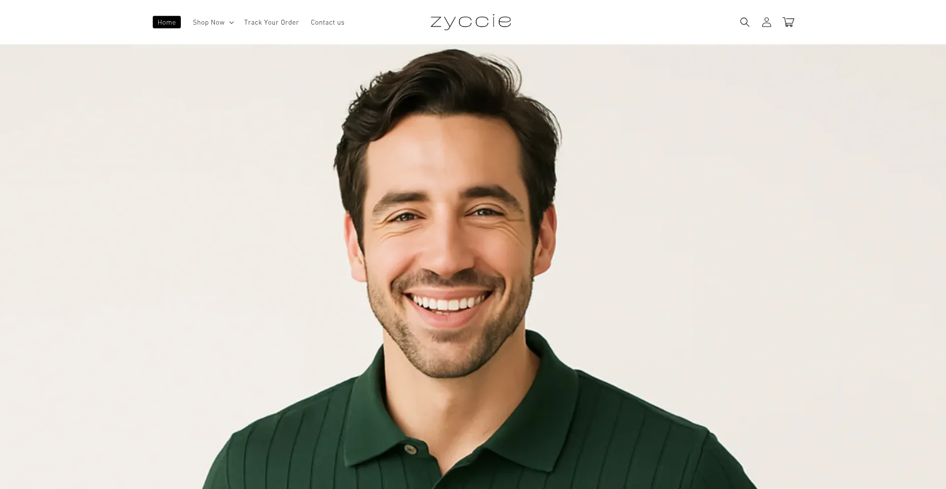 Website screenshot of Zyccie.com