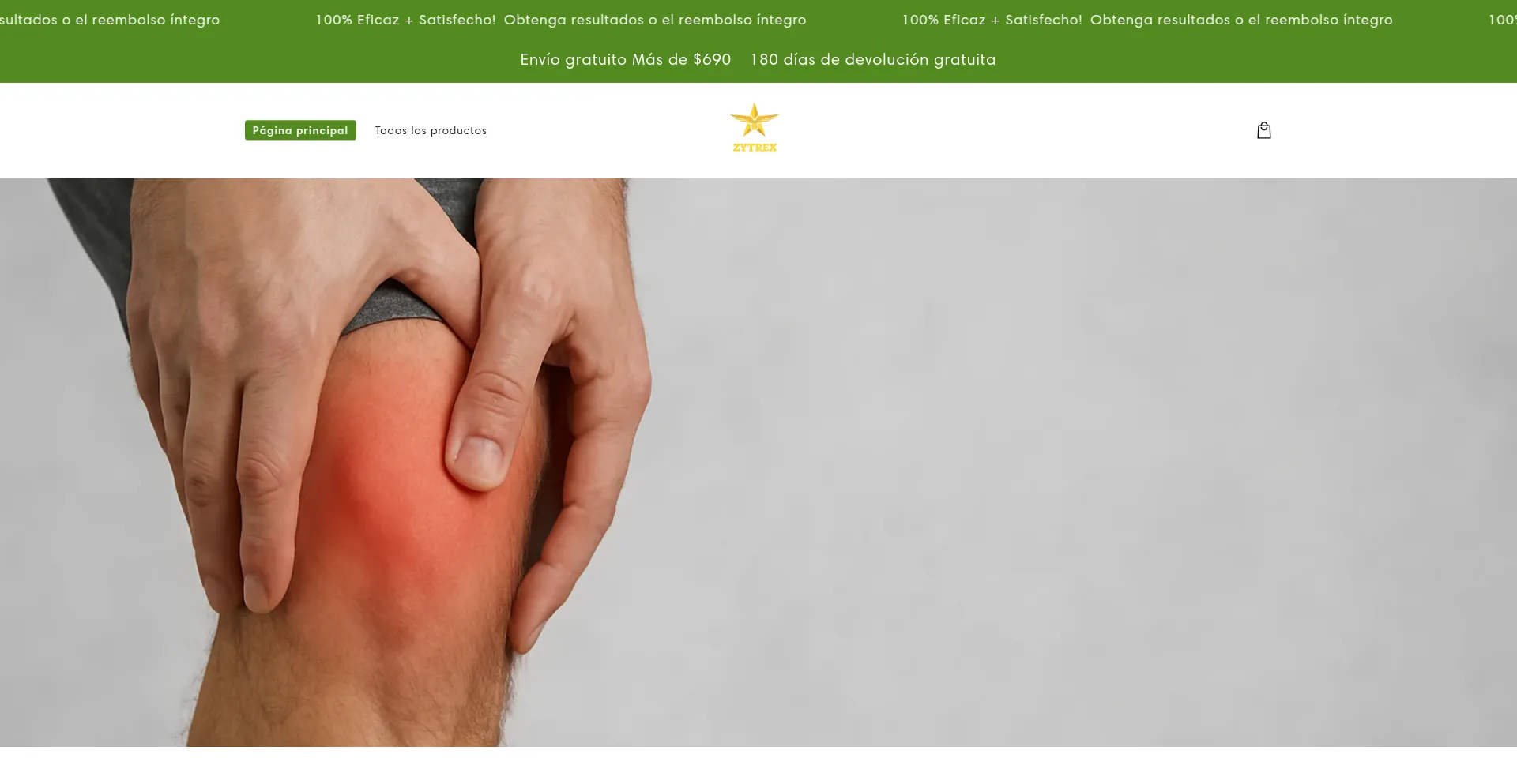 Website screenshot of Zytrex.store